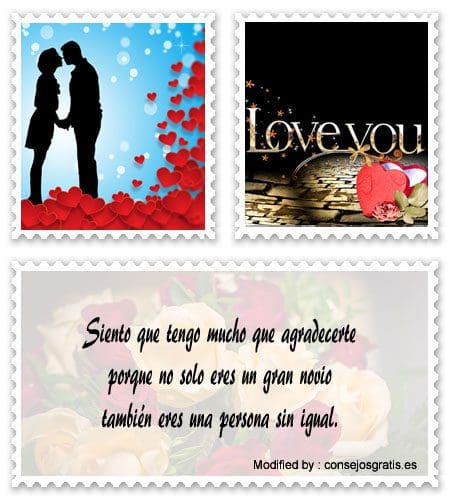 Cartas de amor para enviar a mi novio | Frases de amor para novios