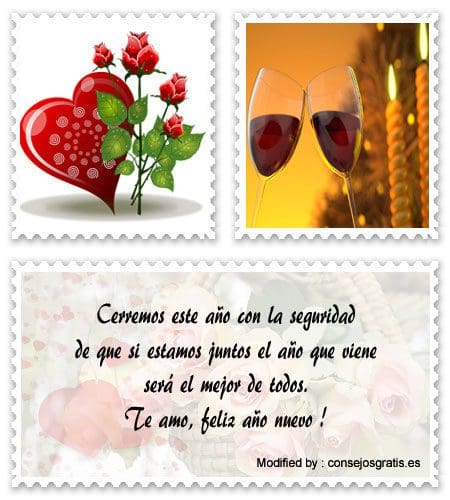 Bonitos saludos de año nuevo para mi novia | Frases de amor Bonitos saludos de año nuevo para mi novia | Frases de amor