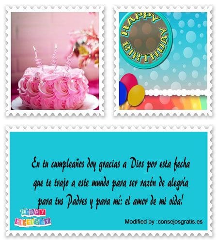 Frases de cumpleaños para mi novia | Cartas de amor Frases de cumpleaños para mi novia | Cartas de amor