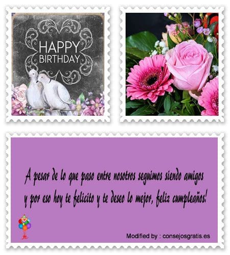 Mensajes para un ex amor en su cumpleaños | Frases de cumpleaños Mensajes para un ex amor en su cumpleaños | Frases de cumpleaños