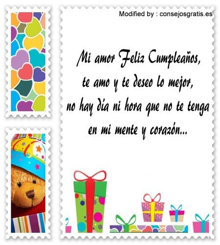 Mensajes y tarjetas bonitas de cumpleaños para mi novio 