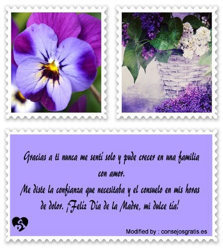 Frases por el Día de la Madre para mi Tía | Día de la Madre