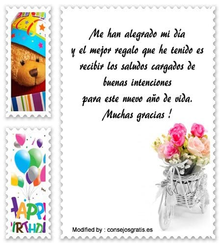 Mensajes Para Agradecer Saludos Por Mi Cumpleaños  Frases 