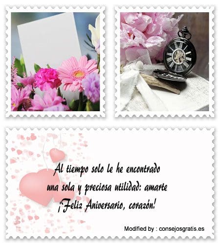 Frases de amor para aniversario de novios | Mensajes románticos Frases de amor para aniversario de novios | Mensajes románticos