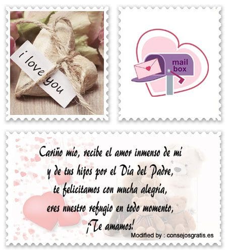 Mensaje Del Dia Del Padre Para Mi Novio - Mensajes De Felicitaciones Dia Del Padre Frasescumple : Regalo y abrazo para el padre.