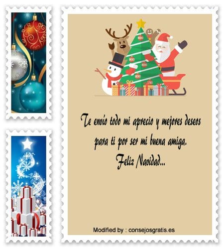 Tarjetas Con Mensajes De Feliz Navidad Para Amigos 