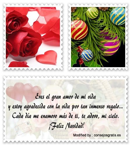 Frases de Felíz Navidad para mi amor | Saludos Navideños