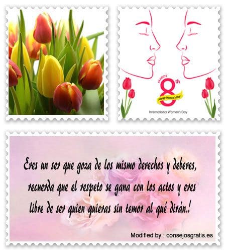 Frases para las Mujeres en su Día| Mensajes para el Día de la Mujer Frases para las Mujeres en su Día| Mensajes para el Día de la Mujer