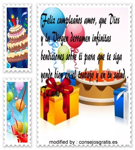 Frases bonitas de cumpleaños para mi esposo | Saludos de cumpleaños -  