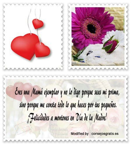 Casi muerto violín Aparentemente Lindos Mensajes Por El Día De La Madre Para Tu Prima