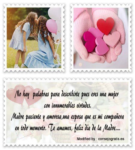 Bellos Mensajes Por El Dia De La Madre Para Mi Esposa Frases Por